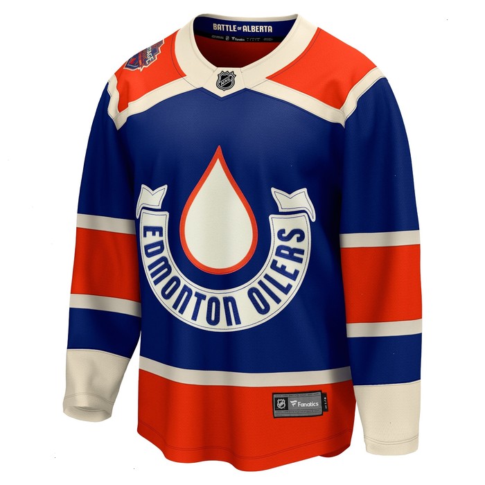 Edmonton Oilers Fanatics Branded 2023 NHL Heritage Classic Premier Breakaway Jersey – Royal