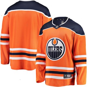 Edmonton Oilers Fanatics Branded Breakaway Home Jersey - Orange