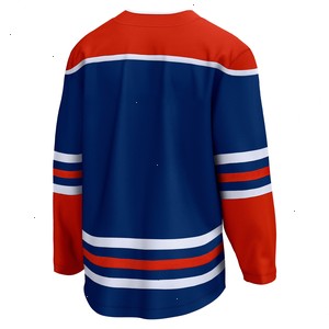 Edmonton Oilers Fanatics Branded Home Breakaway Blank Jersey - Royal