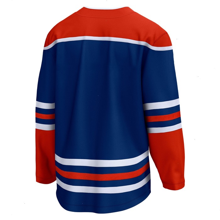 Edmonton Oilers Fanatics Branded Home Breakaway Blank Jersey - Royal