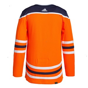 Edmonton Oilers adidas Home Authentic Pro Jersey - Orange