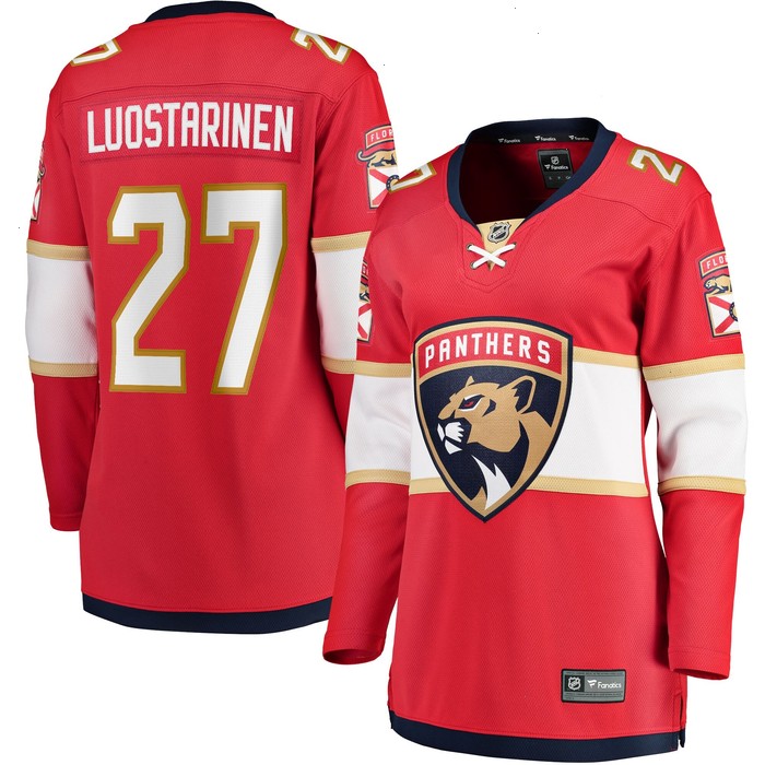 Eetu Luostarinen Florida Panthers Fanatics Branded Women's Home Breakaway Player Jersey - Red