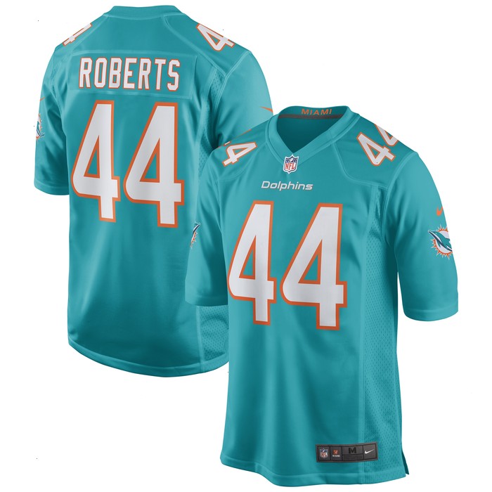 Elandon Roberts Miami Dolphins Nike Game Jersey - Aqua