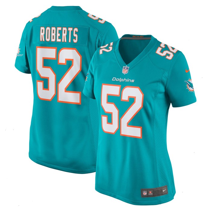 Elandon Roberts Miami Dolphins Nike Women's Game Player Jersey - Aqua