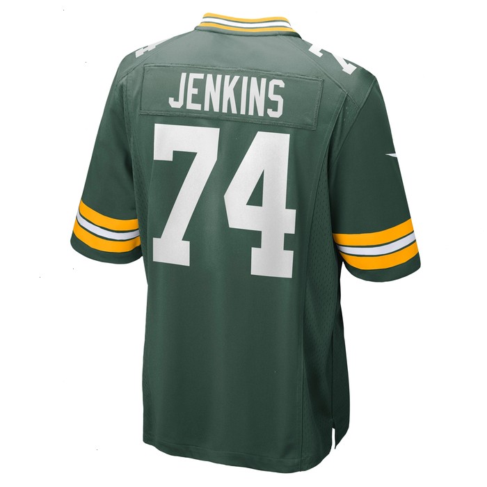 Elgton Jenkins Green Bay Packers Nike Game Jersey - Green