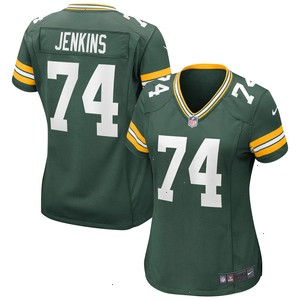 Elgton Jenkins Green Bay Packers Nike Women's Game Jersey - Green