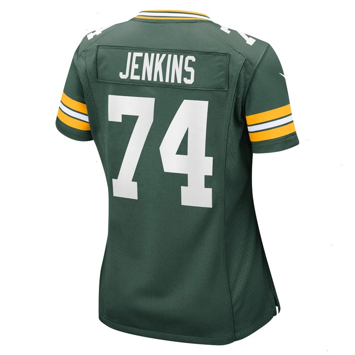 Elgton Jenkins Green Bay Packers Nike Women's Game Jersey - Green