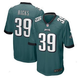 Eli Ricks Philadelphia Eagles Nike Team Game Jersey - Midnight Green