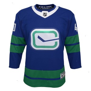 Elias Pettersson Vancouver Canucks Youth Royal 2019/20 Alternate Premier Player Jersey