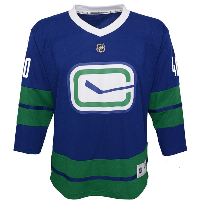 Elias Pettersson Vancouver Canucks Youth Royal 2019/20 Alternate Replica Player Jersey