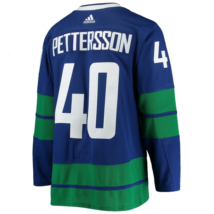 Elias Pettersson Vancouver Canucks adidas 2020/21 Authentic Alternate Player Jersey - Blue