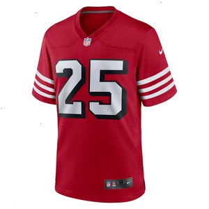 Elijah Mitchell San Francisco 49ers Nike Alternate Game Jersey - Scarlet