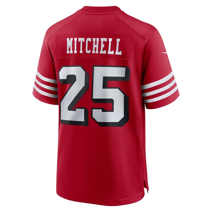 Elijah Mitchell San Francisco 49ers Nike Alternate Game Jersey - Scarlet