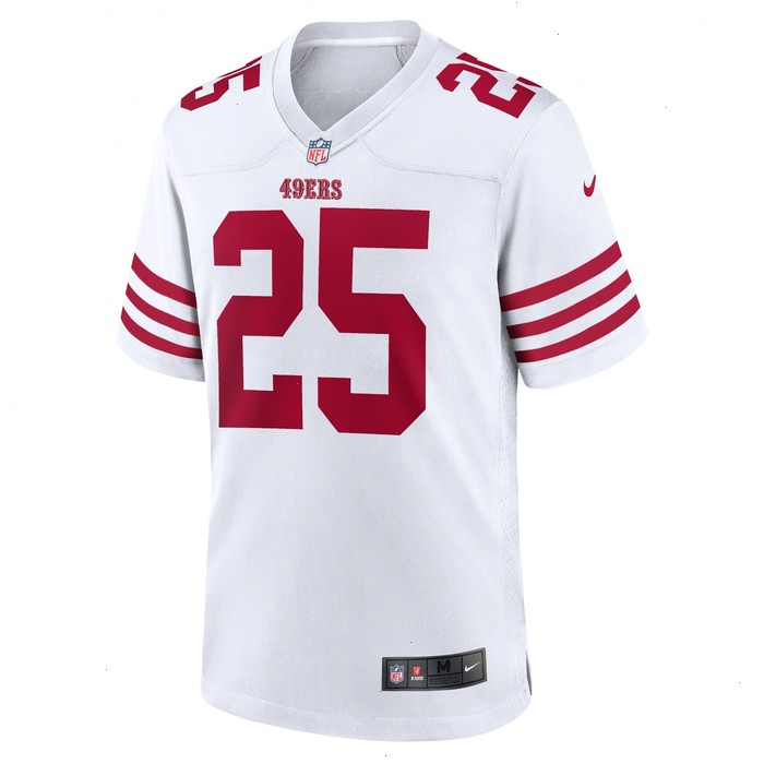 Elijah Mitchell San Francisco 49ers Nike Player Game Jersey - White