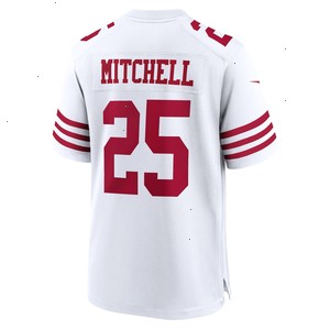 Elijah Mitchell San Francisco 49ers Nike Player Game Jersey - White