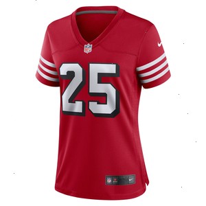 Elijah Mitchell San Francisco 49ers Nike Women's Alternate Team Game Jersey - Scarlet