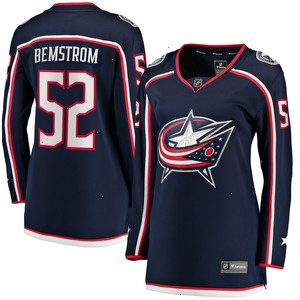 Emil Bemstrom Columbus Blue Jackets Fanatics Branded Women's Home Breakaway Player Jersey - Navy