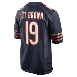 Equanimeous St. Brown Chicago Bears Nike Game Player Jersey - Navy