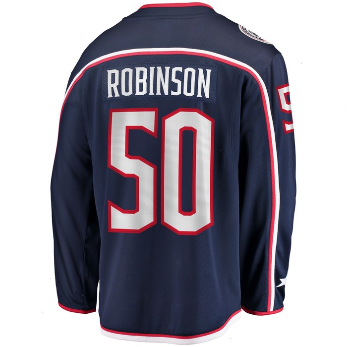 Eric Robinson Columbus Blue Jackets Fanatics Branded Home Breakaway Player Jersey - Navy