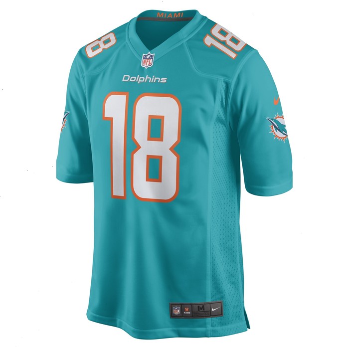 Erik Ezukanma Miami Dolphins Nike Game Player Jersey - Aqua