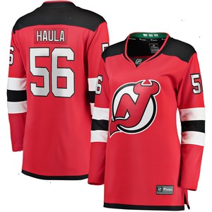 Erik Haula New Jersey Devils Fanatics Branded Women's Home Breakaway Player Jersey - Red