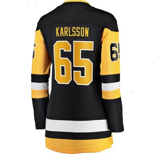 Erik Karlsson Pittsburgh Penguins Fanatics Branded Women's Home Breakaway Jersey - Black