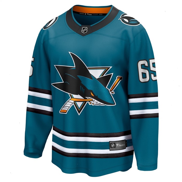 Erik Karlsson San Jose Sharks Fanatics Branded Home Premier Breakaway Player Jersey - Teal