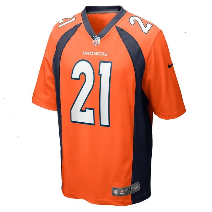 Essang Bassey Denver Broncos Nike Team Game Jersey - Orange