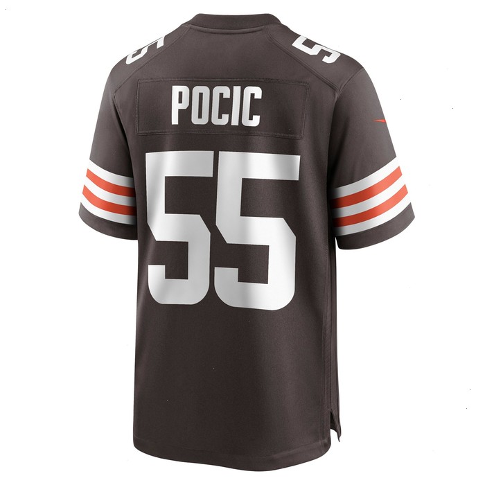 Ethan Pocic Cleveland Browns Nike Game Jersey - Brown