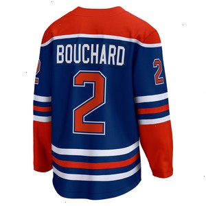 Evan Bouchard Edmonton Oilers Fanatics Branded Home Breakaway Player Jersey - Royal