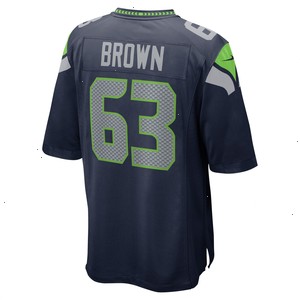 Evan Brown Seattle Seahawks Nike Game Jersey - College Navy