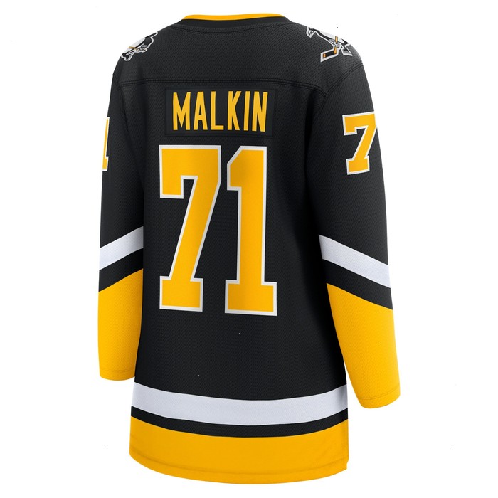 Evgeni Malkin Pittsburgh Penguins Fanatics Branded Women's 2021/22 Alternate Premier Breakaway Player Jersey - Black