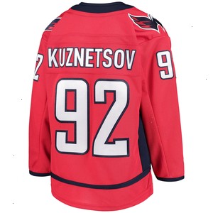 Evgeny Kuznetsov Washington Capitals Youth Home Premier Player Jersey - Red