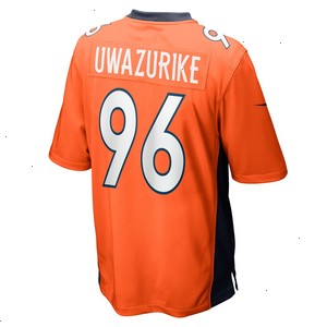 Eyioma Uwazurike Denver Broncos Nike Game Player Jersey - Orange