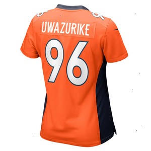 Eyioma Uwazurike Denver Broncos Nike Women's Game Player Jersey - Orange