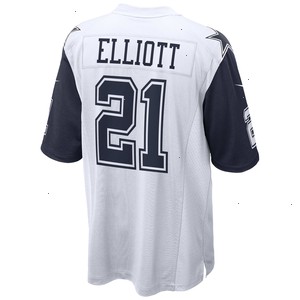 Ezekiel Elliott Dallas Cowboys Nike Alternate Game Jersey - White