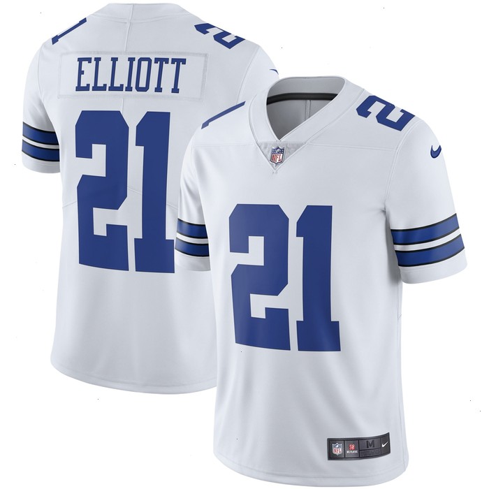 Ezekiel Elliott Dallas Cowboys Nike Vapor Limited Player Jersey - White