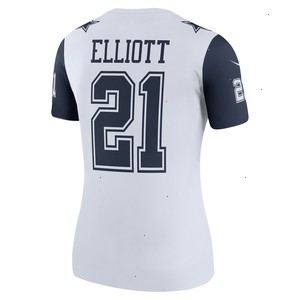 Ezekiel Elliott Dallas Cowboys Nike Women's Color Rush Legend Player Jersey - White