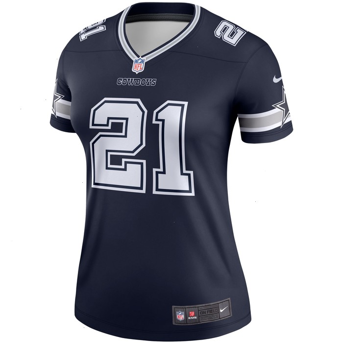 Ezekiel Elliott Dallas Cowboys Nike Women's Legend Player Jersey - Navy