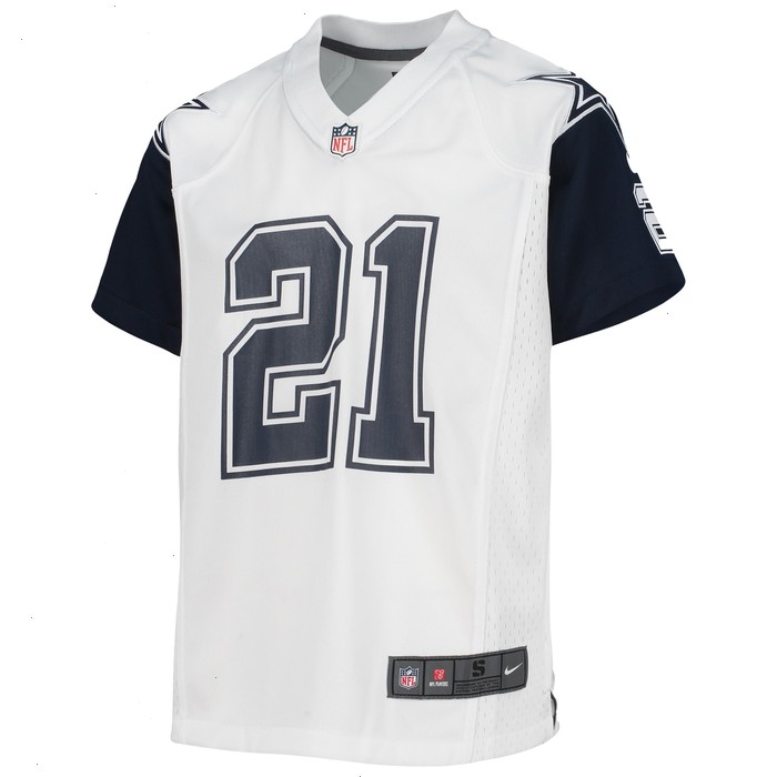 Ezekiel Elliott Dallas Cowboys Nike Youth Alternate Game Jersey - White