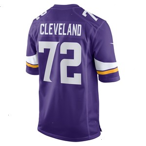 Ezra Cleveland Minnesota Vikings Nike Game Jersey - Purple