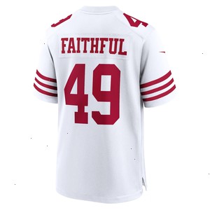 Faithful 49 San Francisco 49ers Nike Player Game Jersey - White