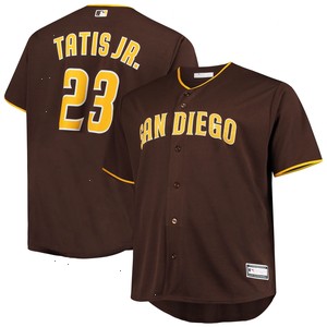 Fernando Tatis Jr. San Diego Padres Big & Tall Replica Player Jersey - Brown