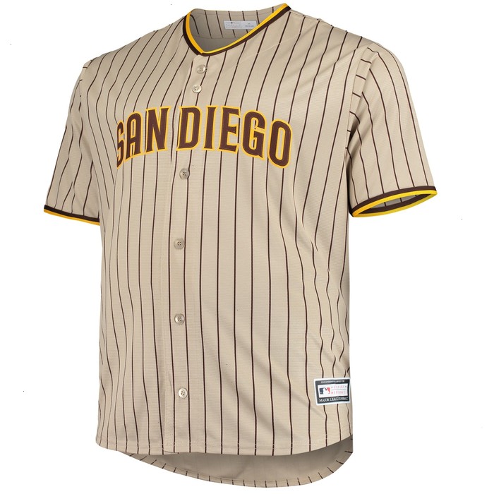 Fernando Tatis Jr. San Diego Padres Big & Tall Replica Player Jersey - Sand