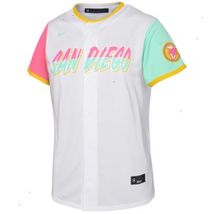 Fernando Tatis Jr. San Diego Padres Nike Preschool 2022 City Connect Replica Player Jersey - White