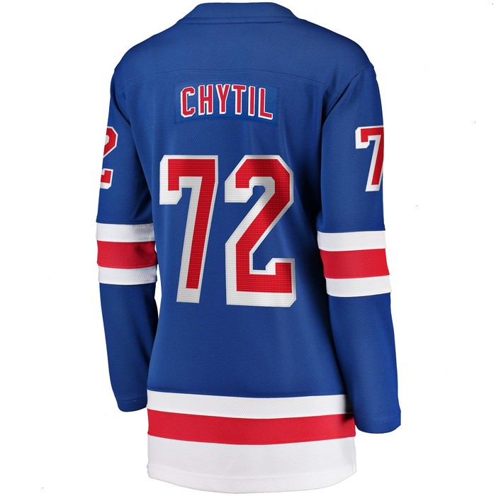 Filip Chytil New York Rangers Fanatics Branded Women's Home Breakaway Player Jersey - Blue