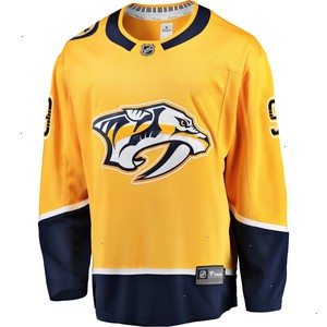 Filip Forsberg Nashville Predators Fanatics Branded Breakaway Player Jersey - Gold