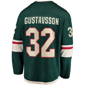 Filip Gustavsson Minnesota Wild Fanatics Branded Home Breakaway Player Jersey - Green