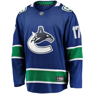 Filip Hronek Vancouver Canucks Fanatics Branded Home Breakaway Jersey - Blue