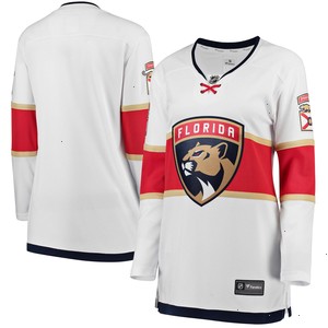 Florida Panthers Fanatics Branded Women's Away Breakaway Jersey - White